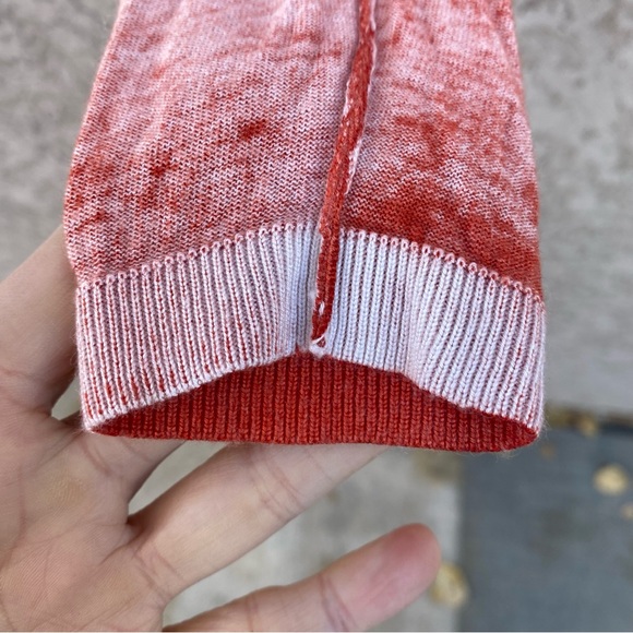 KOKUN V Neck Striped Sweater - Picture 8 of 13